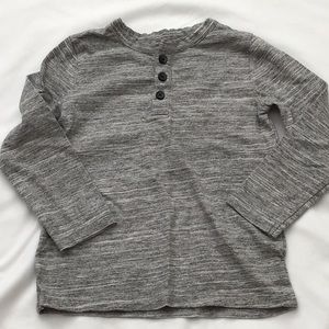 (Like New) Old Navy Heater Gray Long Sleeve Henley